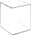 PRIME OptiWhite Аквариум куб панорамный 10л (220*220*220мм) с покровным стеклом и ковриком-подложкой